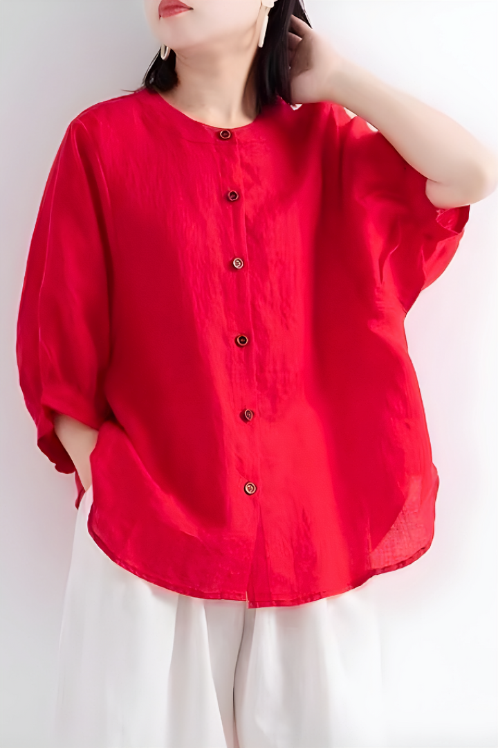 Breezy Linen Relax Blouse