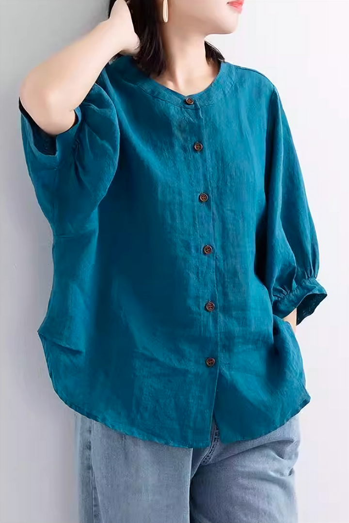 Breezy Linen Relax Blouse