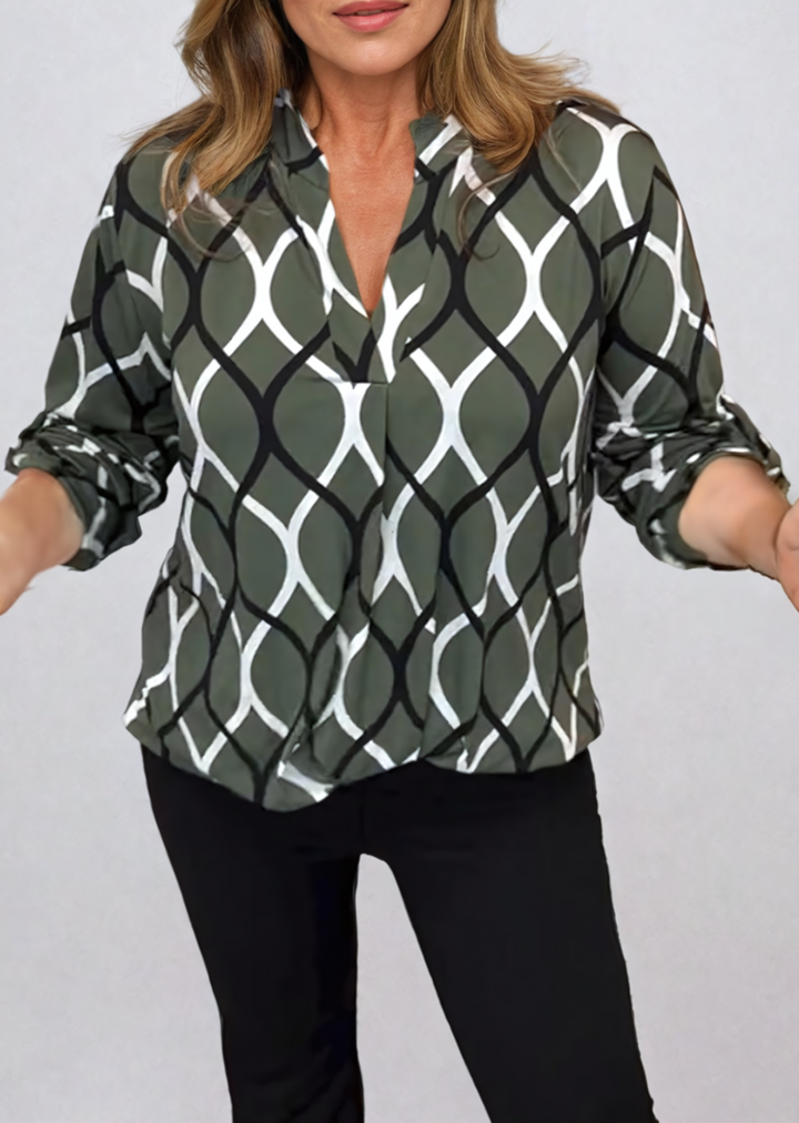 Grace/ Stylish Geometry Blouse