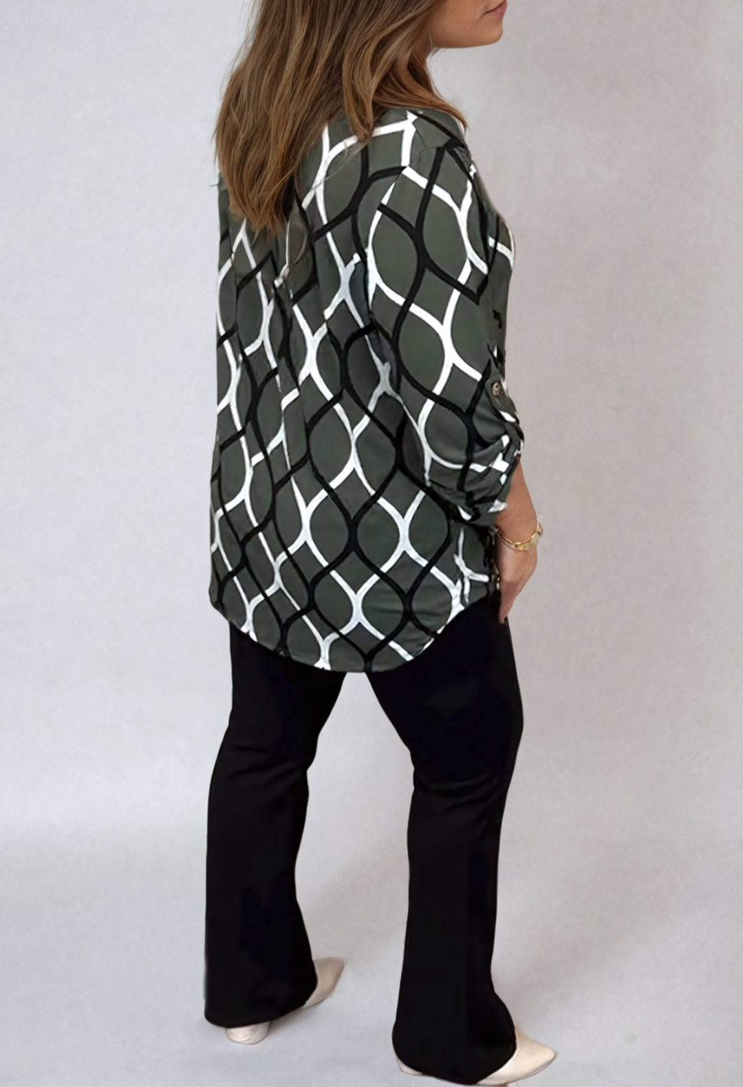 Grace/ Stylish Geometry Blouse