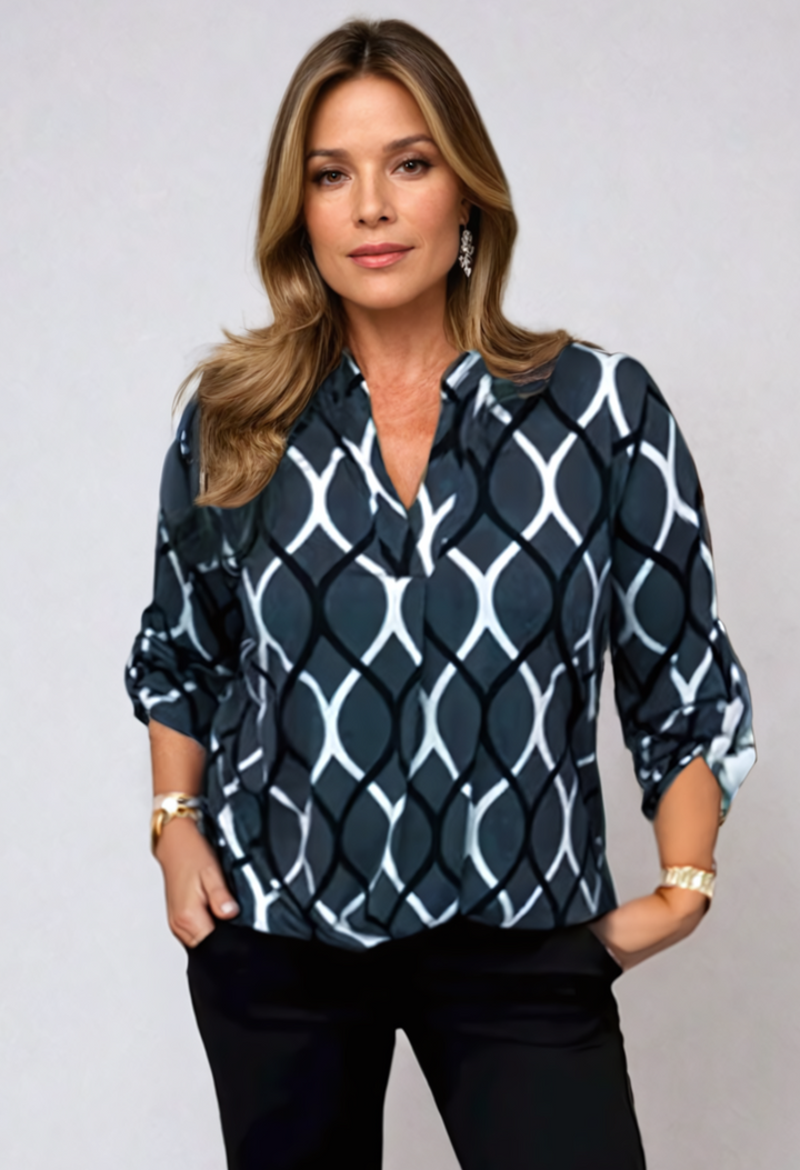 Grace/ Stylish Geometry Blouse