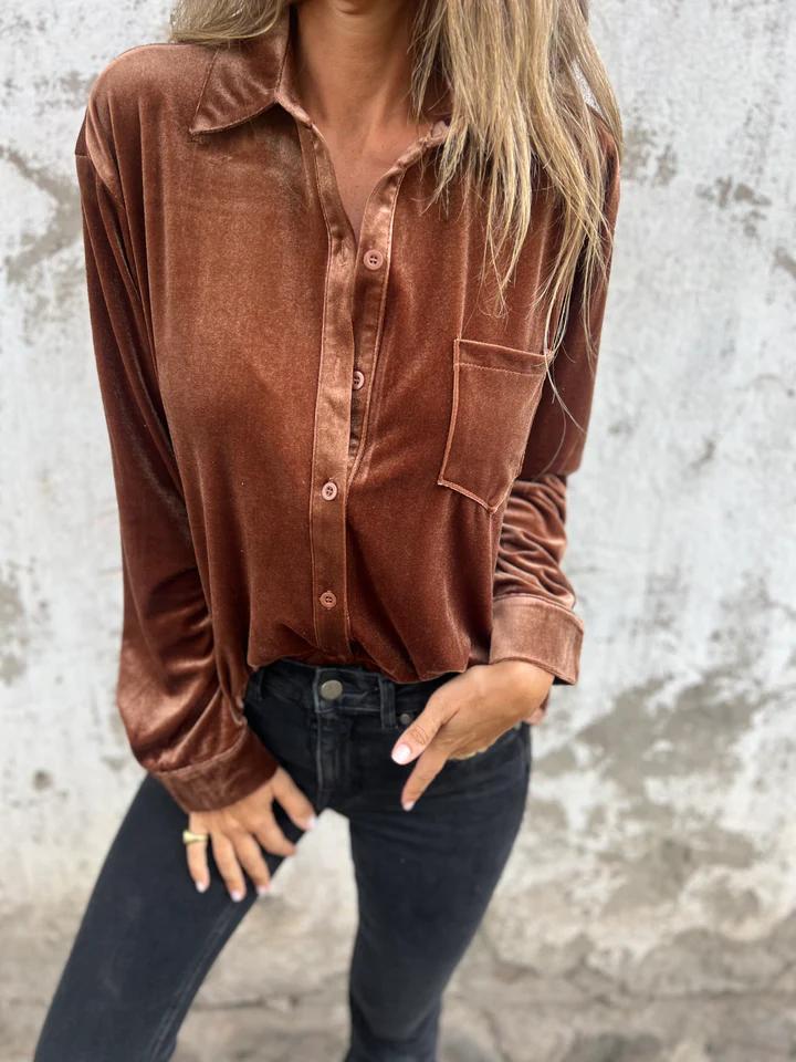 Clara/ Velvet Blouse