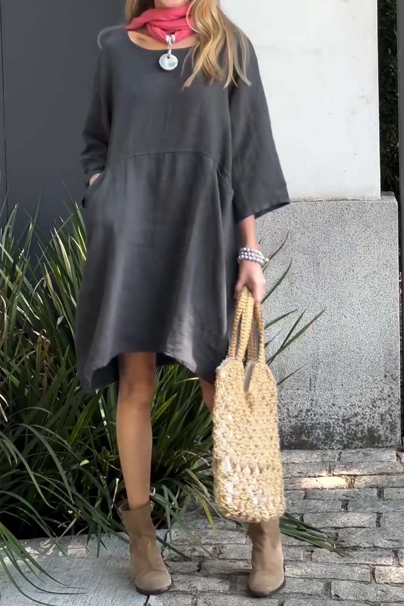 Emma's Everyday Linen Dress