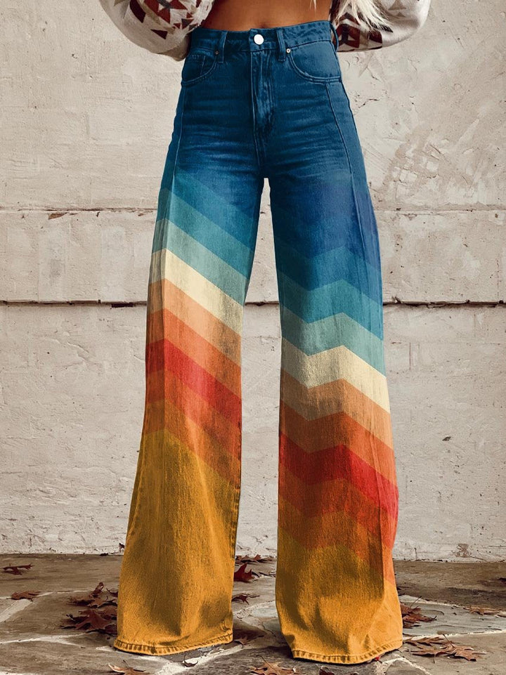 DESIA - CHEVRON RETRO PANTS