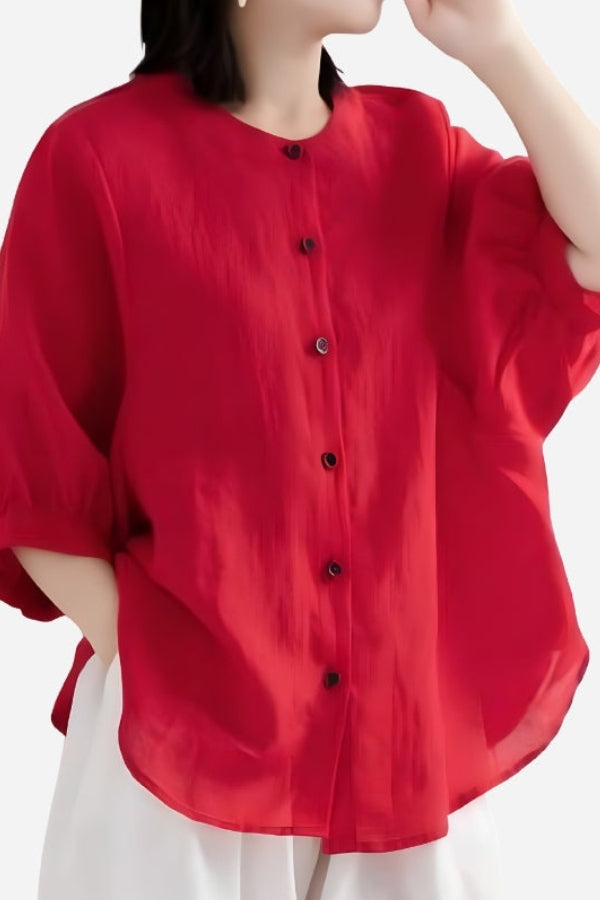 Breezy Linen Relax Blouse